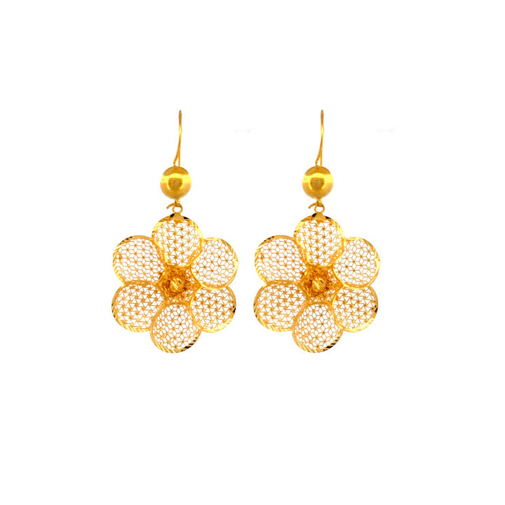22K Gold Earrings 10.89g