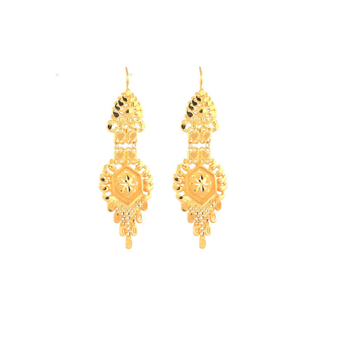 22K Gold Earrings 5.63g