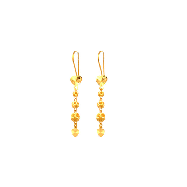 22K Gold Earrings 4.87g