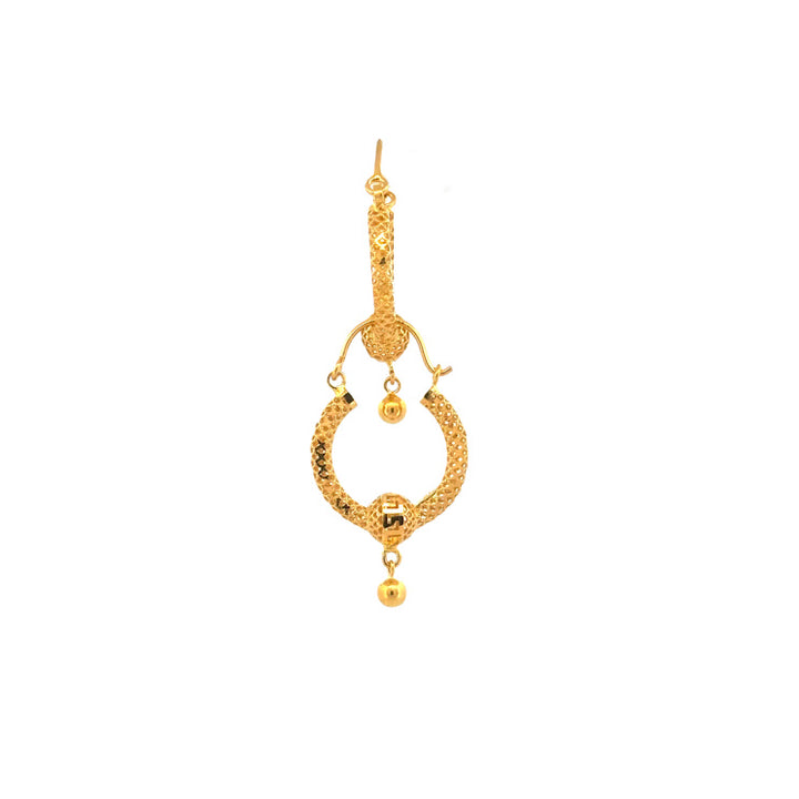 22K Gold Earrings 3.35g