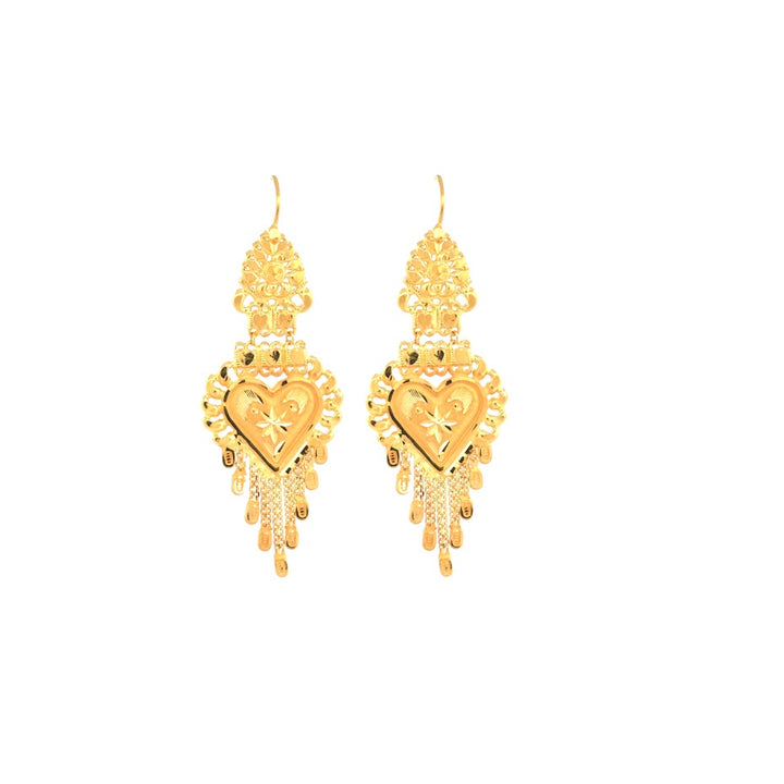 22K Gold Earrings 6.73g