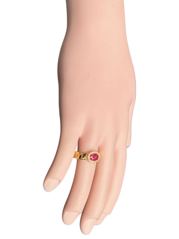 21K Gold Ring 2.91g