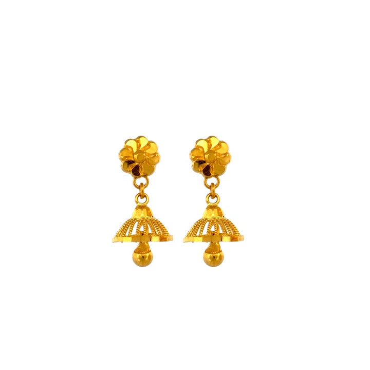 22K Gold Earrings 4.1g
