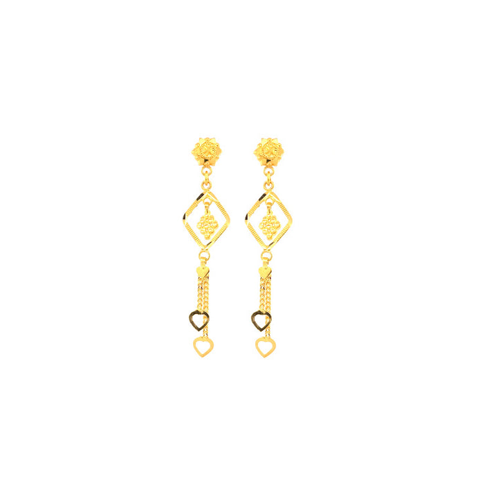22K Gold Earrings 4.1g