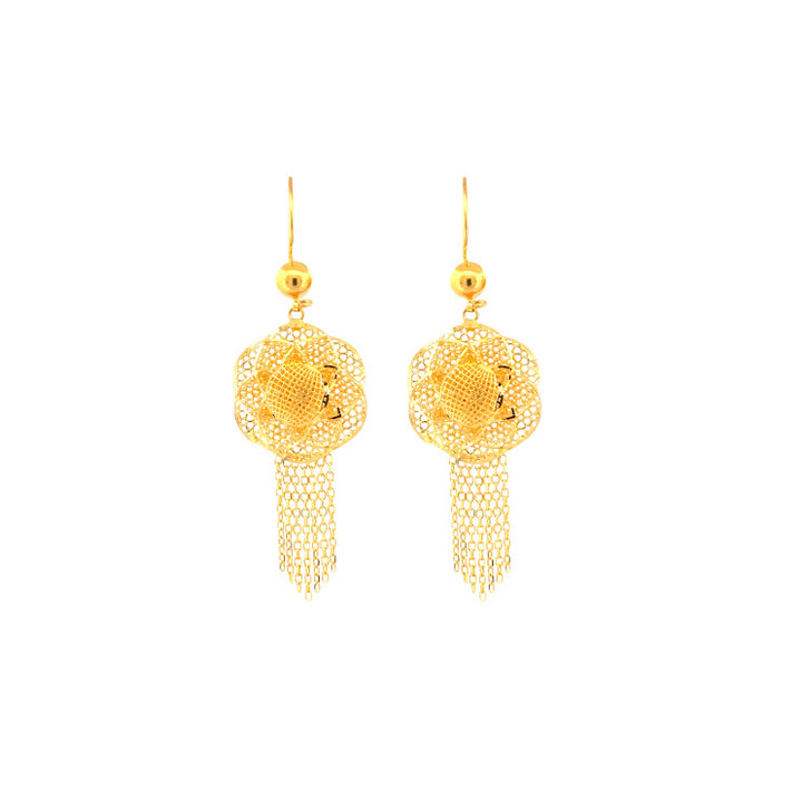 22K Gold Earrings 9.71g