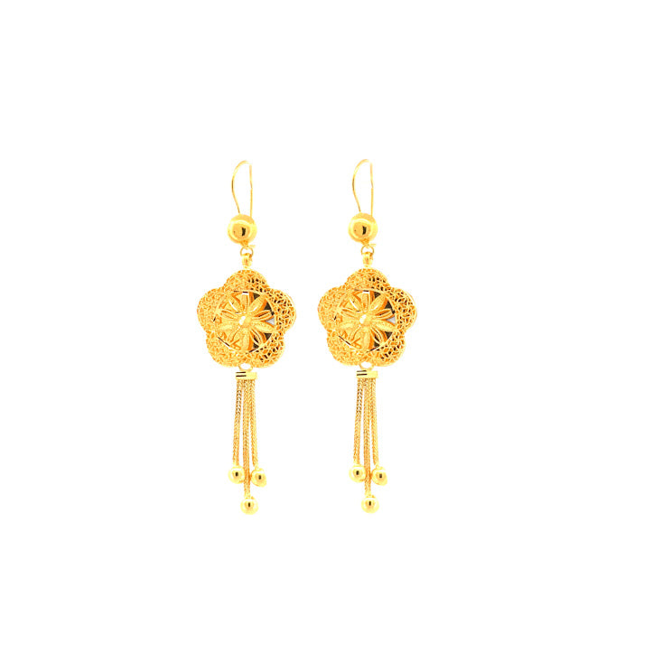 22K Gold Earrings 6.58g