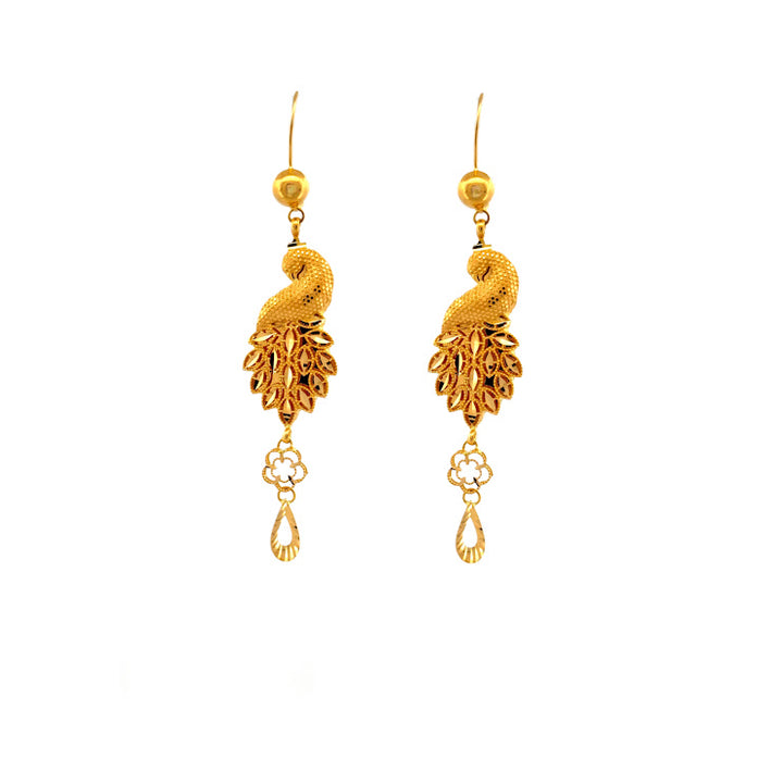 22K Gold Earrings 7.69g