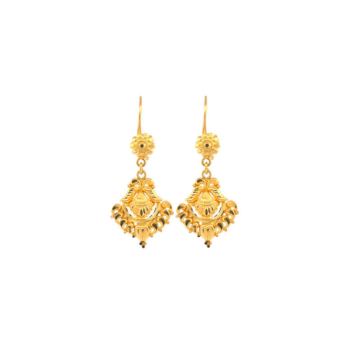 22K Gold Earrings 4.78g