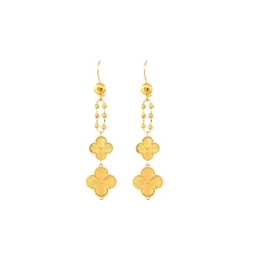 21K Gold Earrings 9.08g