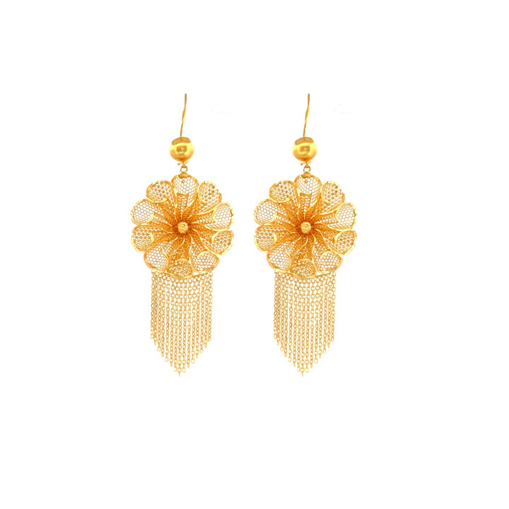 22K Gold Earrings 25.19g