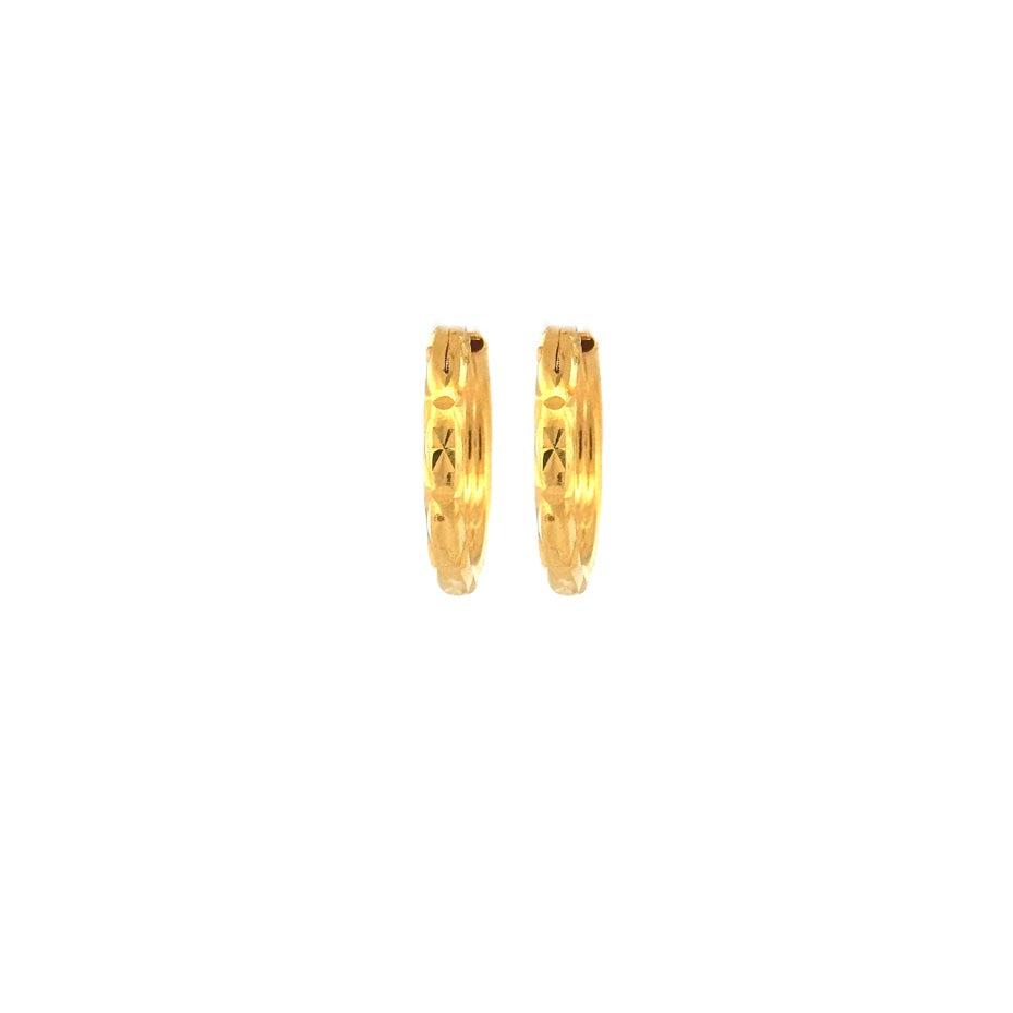 22K Gold Earrings 2.32g