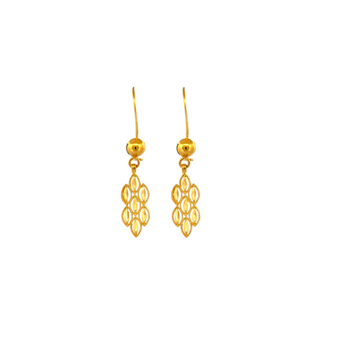22K Gold Earrings 2.64g
