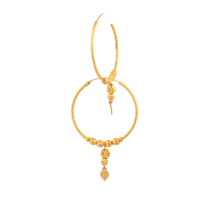 22K Gold Earrings 7.94g