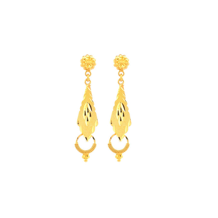 22K Gold Earrings 3.82g