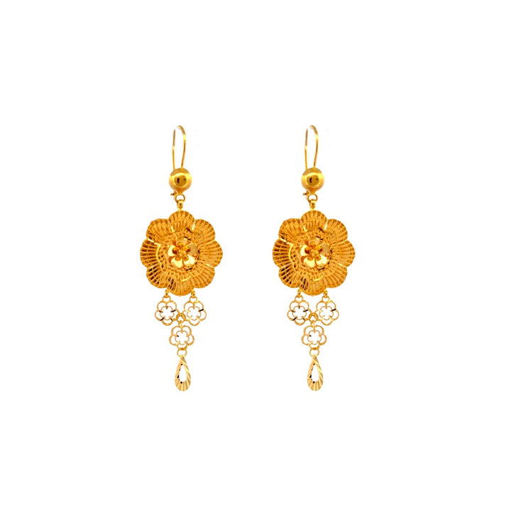 22K Gold Earrings 10.1g