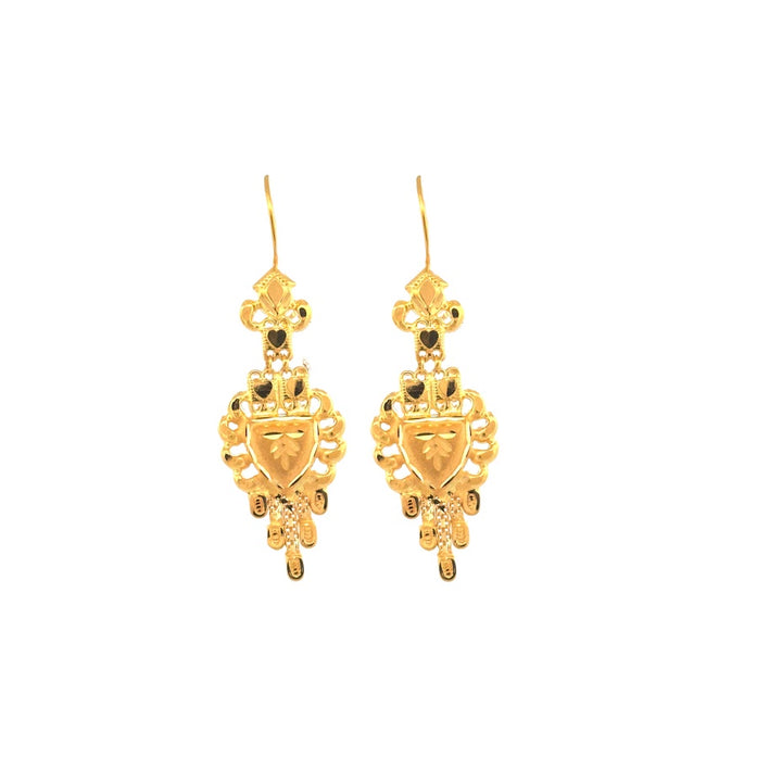 22K Gold Earrings 5.32g