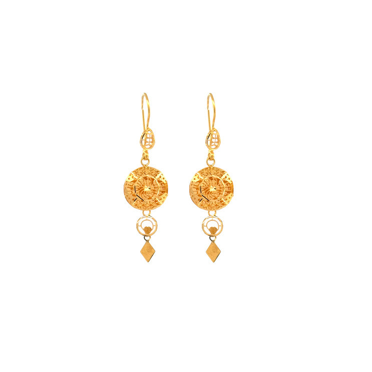 22K Gold Earrings 4.76g