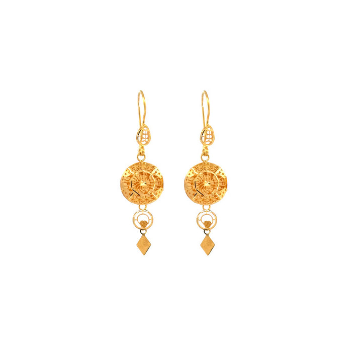 22K Gold Earrings 4.76g