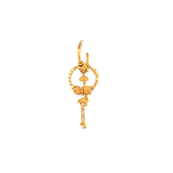 22K Gold Earrings 2.98g
