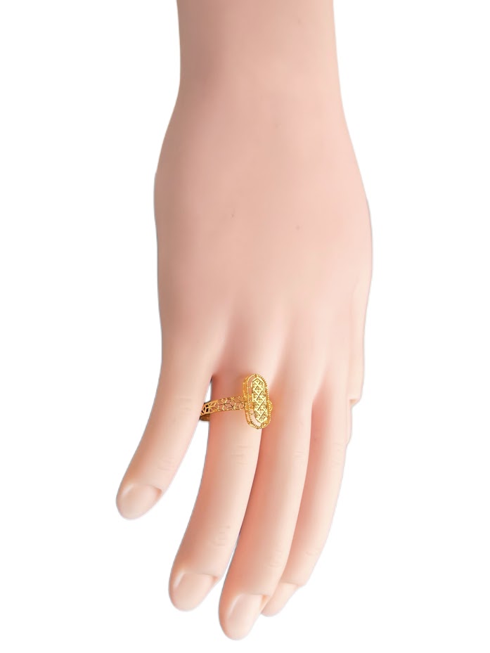 21K Gold Ring 1.37g