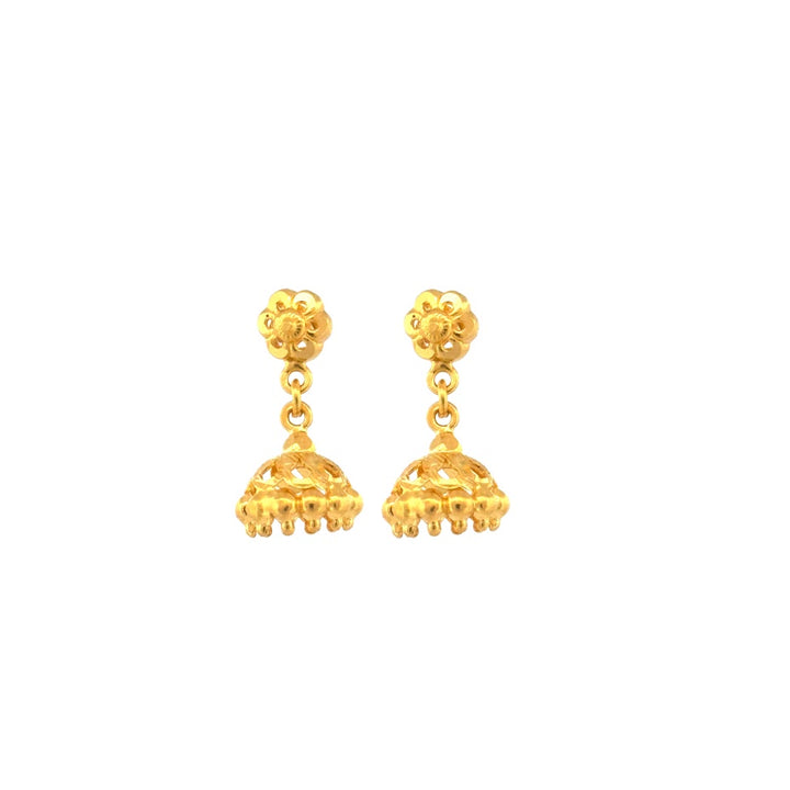 22K Gold Earrings 3.17g