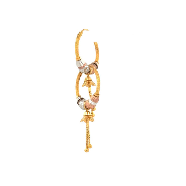 22K Gold Earrings 5.79g