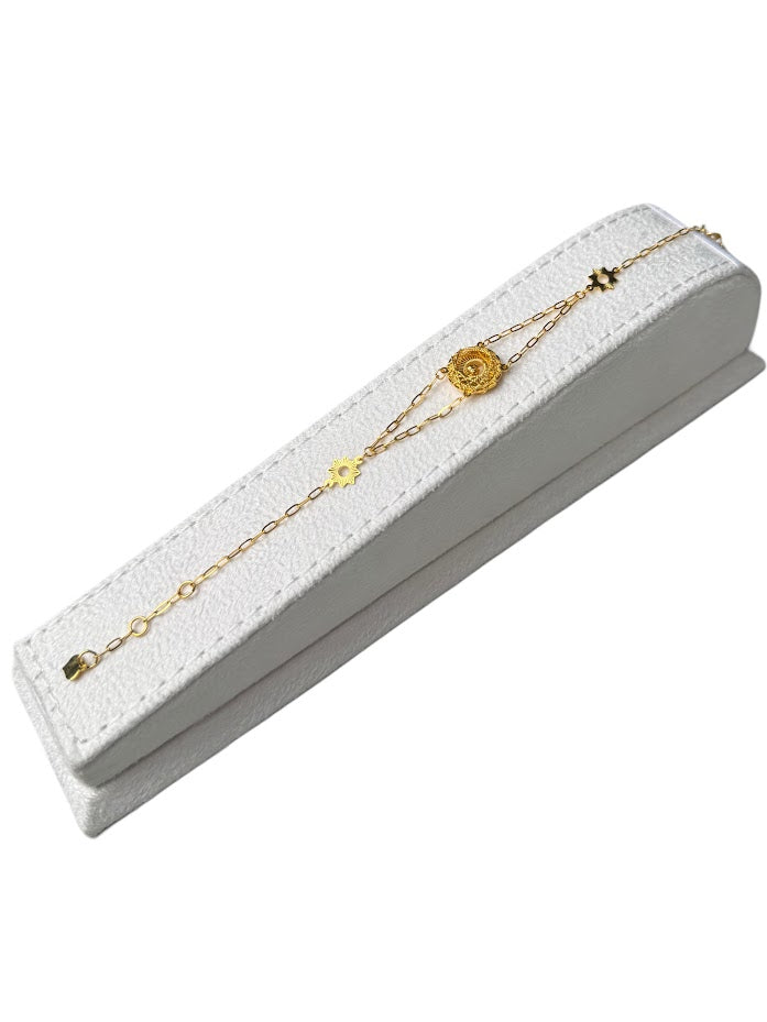 22K Gold Bracelet 3.88g