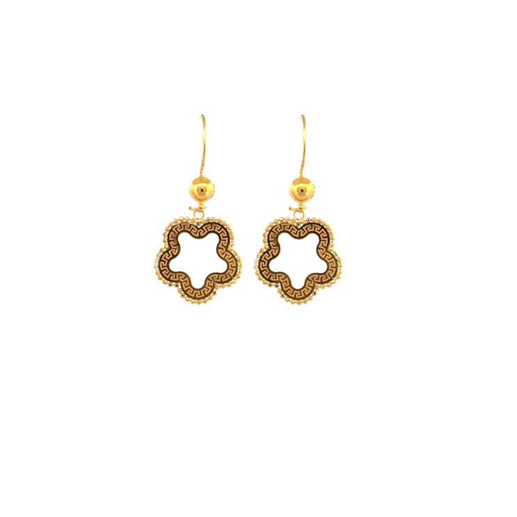 21K Gold Earrings 2.51g