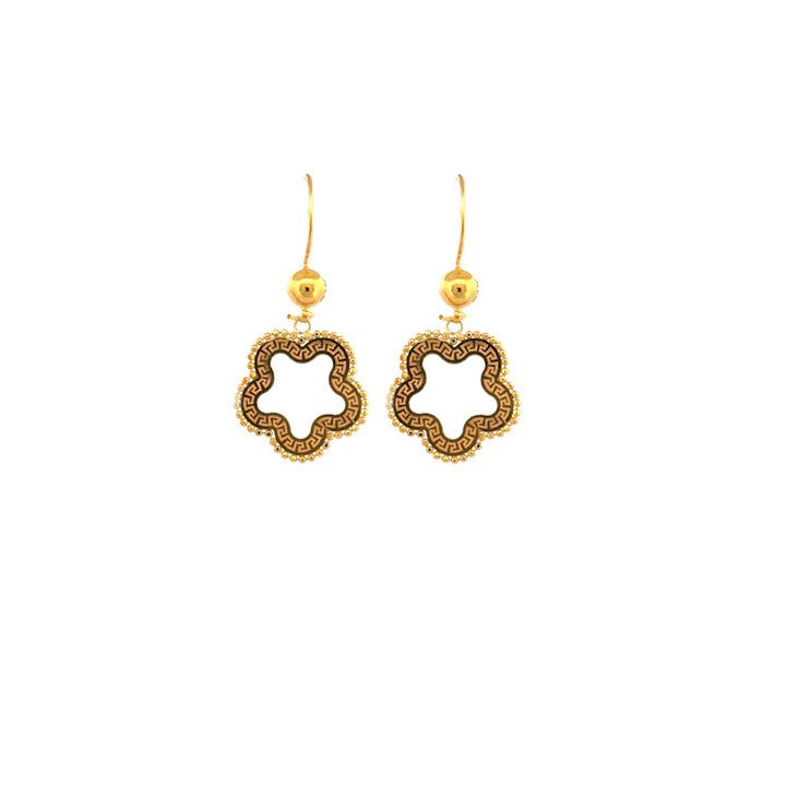 21K Gold Earrings 2.51g