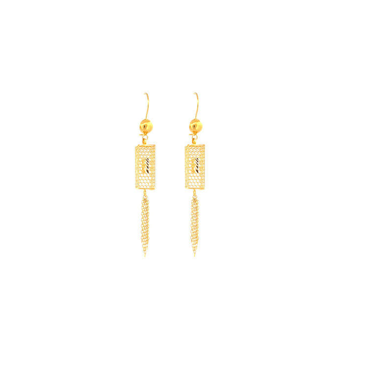 22K Gold Earrings 4.15g
