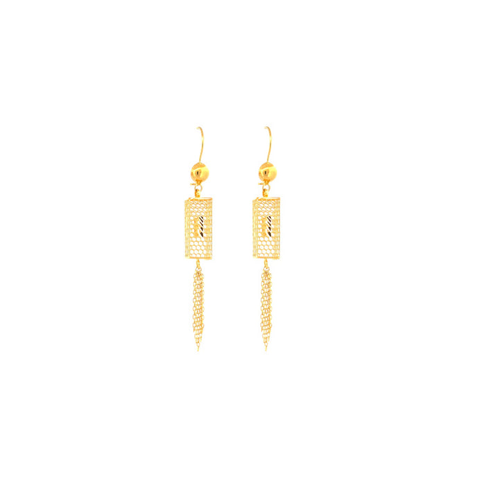 22K Gold Earrings 4.15g