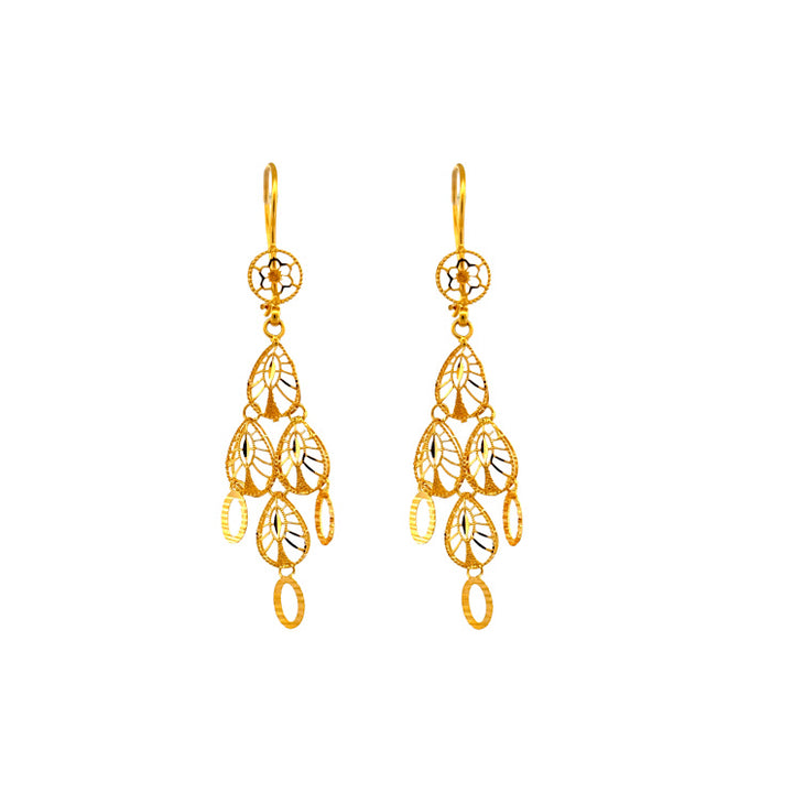 22K Gold Earrings 5.96g