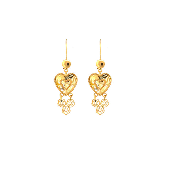 21K Gold Earrings 5.63g