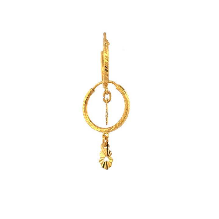 22K Gold Earrings 1.91g